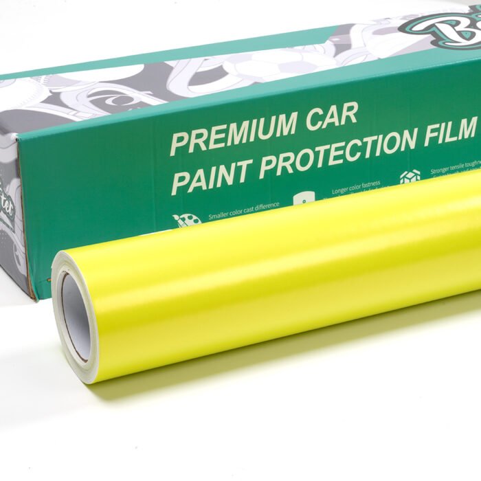 Electric Fluorescent Yellow (BA-D-025) Vinyl Wrap