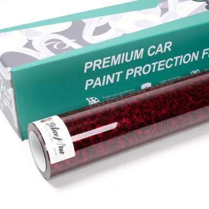 Red Forged Carbon Fiber Vinyl