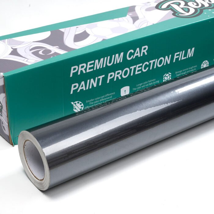 Vinyl Wrap Super Gloss Metallic Graphite Grey (BA-M-006)