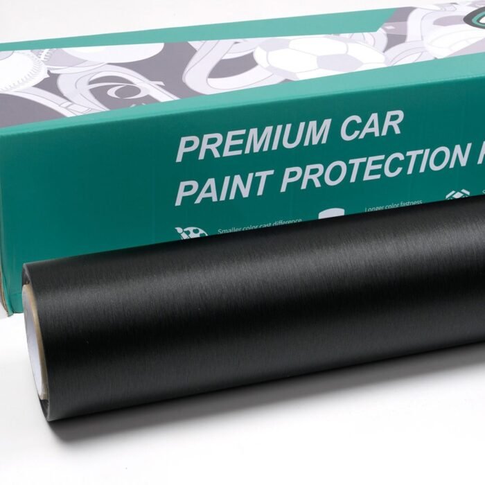 Brushed Metallic Black (BA-Z-008) Vinyl Wrap