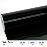 Dark Black 100% UVR Skin Care Nano Ceramics (Q10) Car Window Tint Film