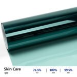 Bluish Green 100% UVR Skin Care Nano Ceramics (Q60) Car Window Tint Film