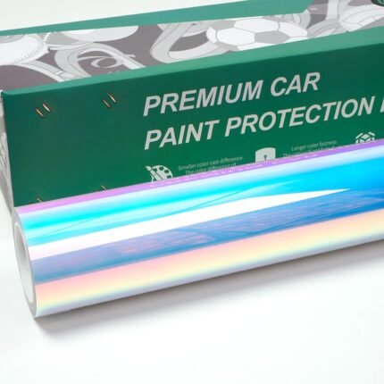 Rainbow Chrome White Vinyl Wrap (BA-Y-014)