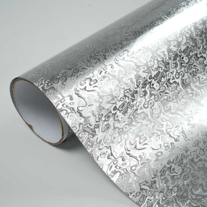 Ghost Spiral Silver (BA-Q-031) Vinyl Wrap