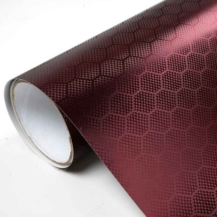 Honeycomb Red (BA-Q-036) Vinyl Wrap