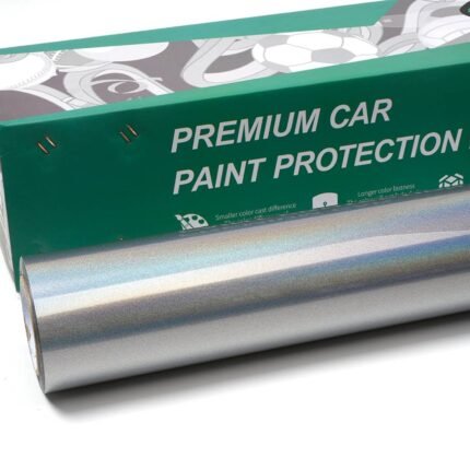 Laser Metallic Silver (BA-G-026) Vinyl Wrap